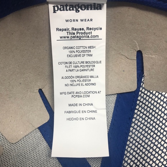 NWT Kids Patagonia Fitz Roy Bear Trucker Hat - Picture 6 of 6